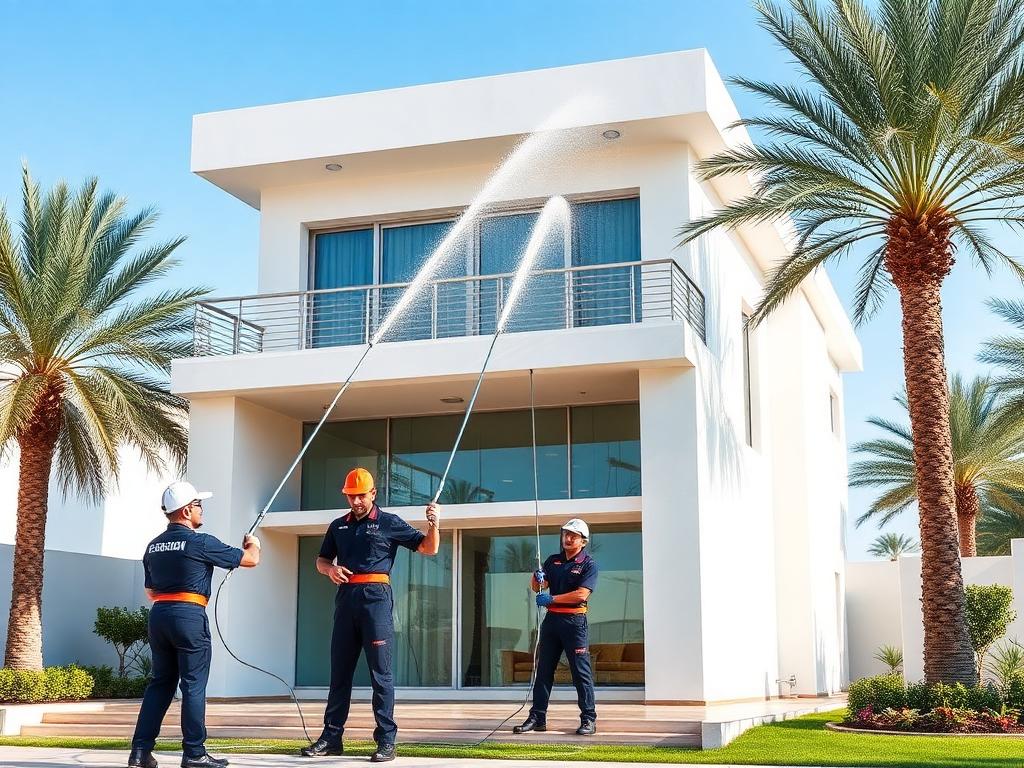 Villa Exterior Cleaning — Jumeirah, Dubai